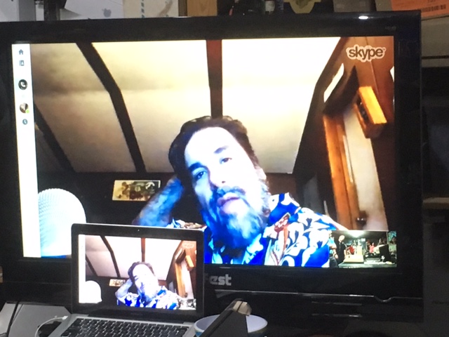 Our Skype call with Jason Scott. [Credit: Michael Mulhern]